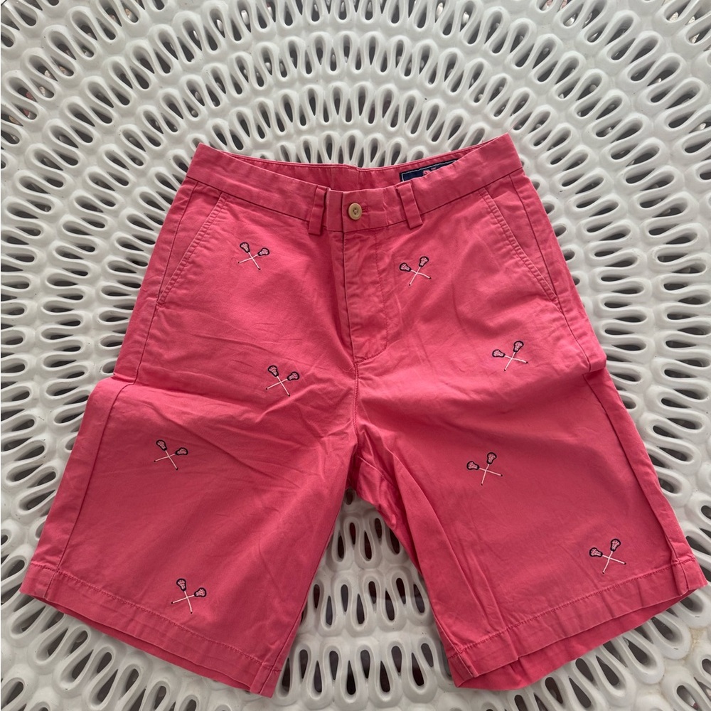 Vineyard Vines Nantucket Red lacrosse themed Boys Shorts